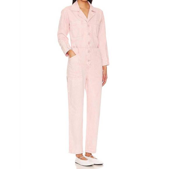NEW PISTOLA tanner long sleeve field suit in mellow rose snow - Picture 2 of 3